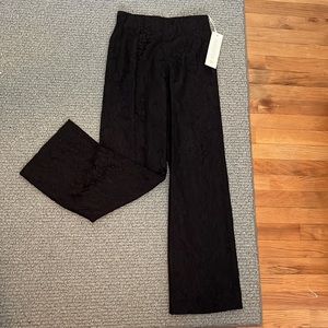 Etcetera Lace with liner underneath Black Pants NWT size 00